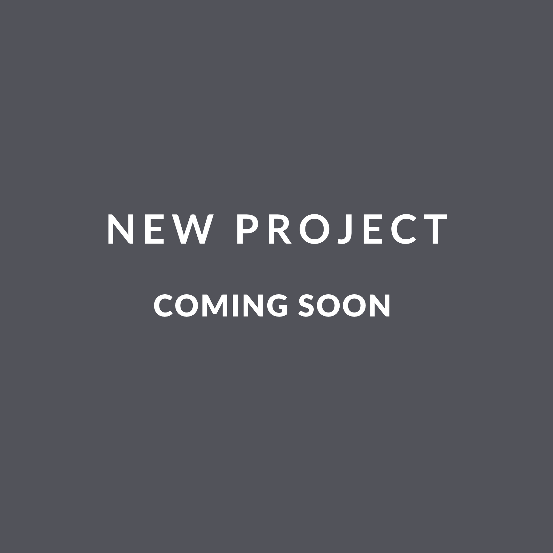 New project preview